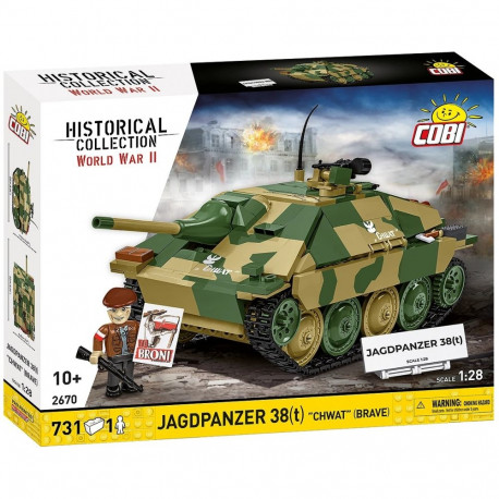 Blocks Jagdpanzer 38t Brave 731 pcs