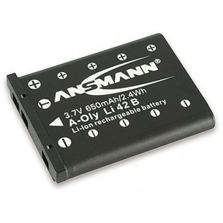 Ansmann aku (Olympus LI-42B, 650mAh)