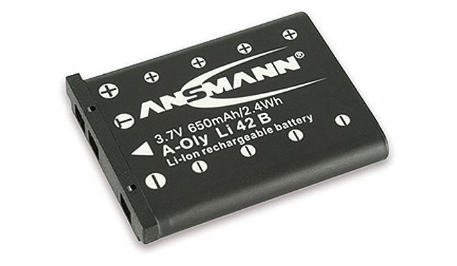 Ansmann battery (Olympus LI-42B, 650mAh)