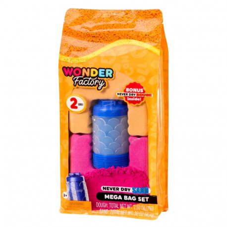 WONDER FACTORY Never Dry Sand and Dough pack Mega Bag