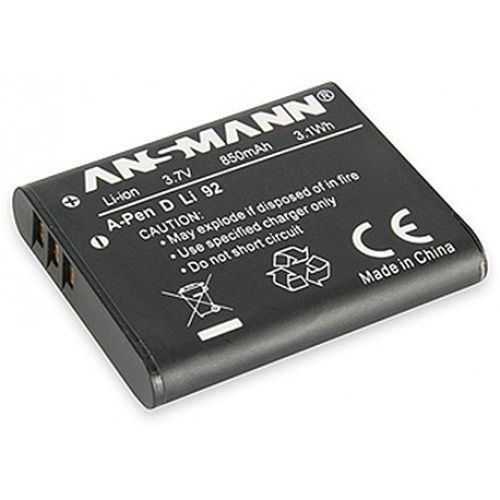 Ansmann akumulators (Pentax D-LI92, 850mAh)