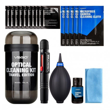 VSGO Optical Cleaning Kit Travel Edition, grey