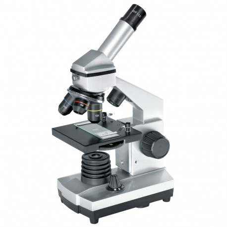 Microscope Bresser Junior Biolux CA 40X-1024X with experimental kit and smartphone adapter