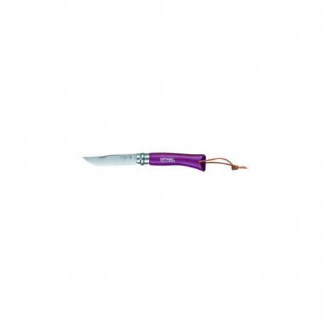 Opinel Trekking Nr 7 Stainless Steel Knife, purple