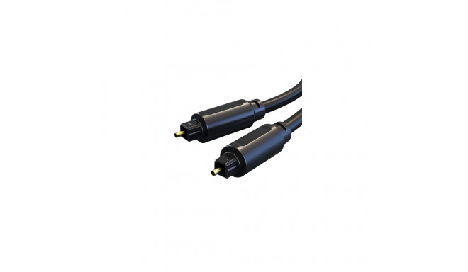 Premium optical audio cable Toslink-Toslink, 2m