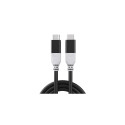 Cable USB-C - USB-C, PD100W, USB4 (black, 3m)