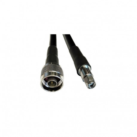 Cable LMR-400, 10m, N-male to RP-SMA-male