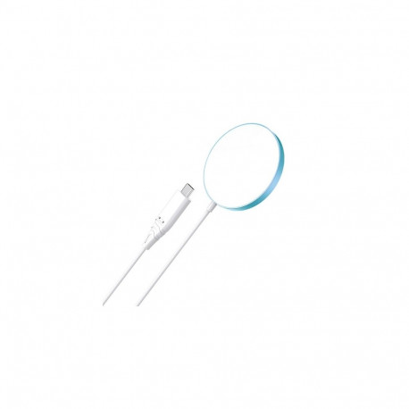 Magnetic Wireless Charger CHOETECH, 15W, iPhone 14, blue