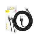 Baseus Cafule USB Lightning Cable 1,5A 2m (Gray+Black)