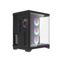 Darflash FT418 PRO computer case + 7 aRGB fans (black)