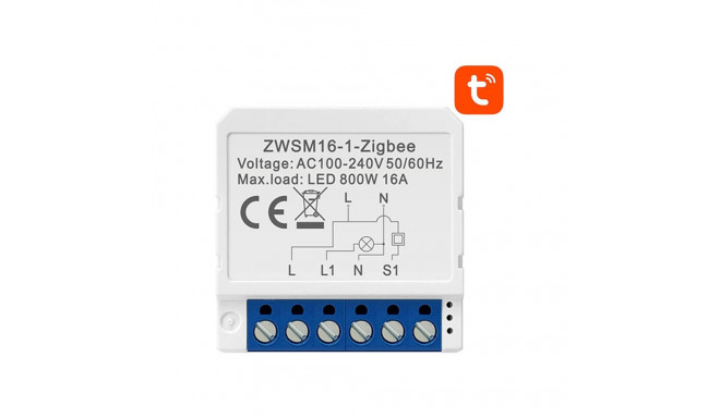 Smart Switch Module ZigBee Avatto ZWSM16-W1 TUYA