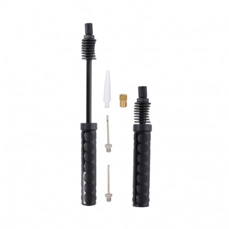 Pompka do piłek z igłą i akcesoriami dwyfunkcyjna Dunlop 496887