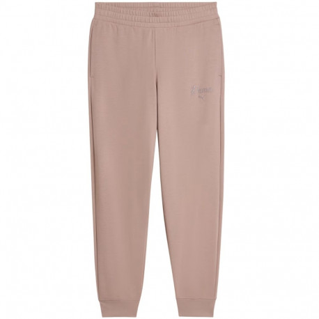 Spodnie damskie Puma ESS Script Comfort brudny róż 691763 88 M
