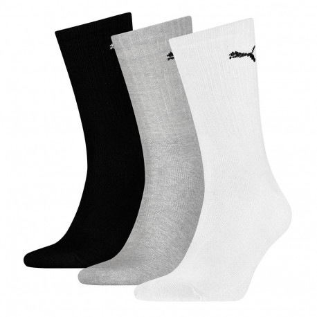 Puma spordisokid 880355 10 39-42 3 paari, valge, must, hall