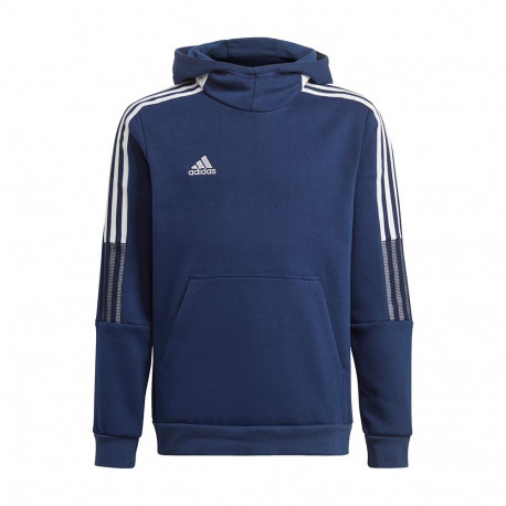 Adidas laste pusa Tiro 21 Sweat Hoody GK9680 116cm, tumesinine