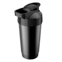 Bidon shaker NO10 600 ml czarny
