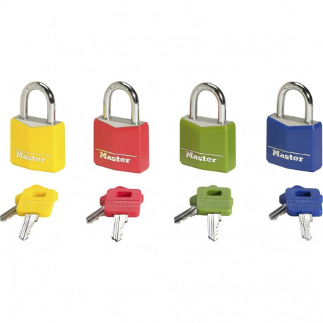 Master Lock tabalukk 30mm erinevad värvid 9131EURDCOL