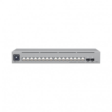 Ubiquiti 16-port, Layer 3 Etherlighting switch 2.5 GbE and versatile mounting options, 4x 2.5 GbE RJ