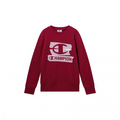 Children’s Sweatshirt without Hood Champion Graphic Shop Maroon Dark Red - 7-8 Years