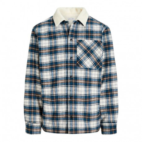 Pikkade varrukatega särk, meeste Jack & Jones Jjzac Teddy Overshirt Ls Tumesinine - L