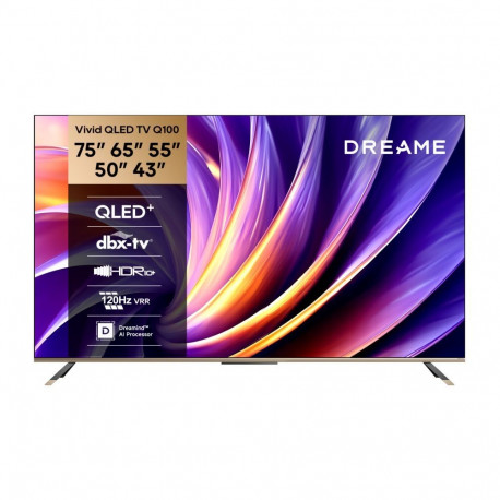 DREAME TV 43 4K Ultra HD 3840 x 2160 pixels 16:9 QLED Black