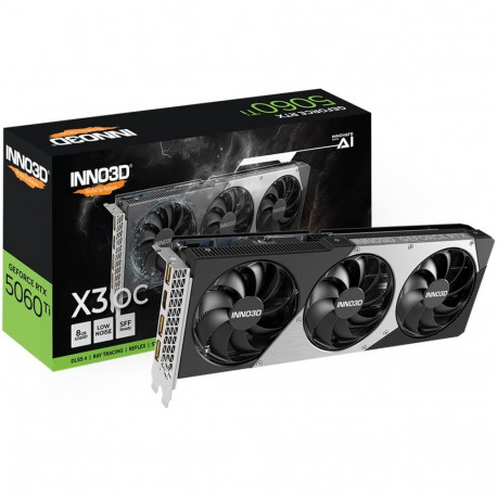GeForce graafikakaart RTX 5060 Ti TWIN X3 OC 8GB (DLSS 4, 3x DisplayPort, 1x HDMI 2.1)