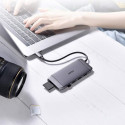 Choetech 9in1 multifunctional USB Type C HUB - 3x USB 3.2 Gen 1 / SD and TF memory card reader / HDM