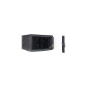 Inter-Tech SMB-6606 6U Wall mounted rack Black