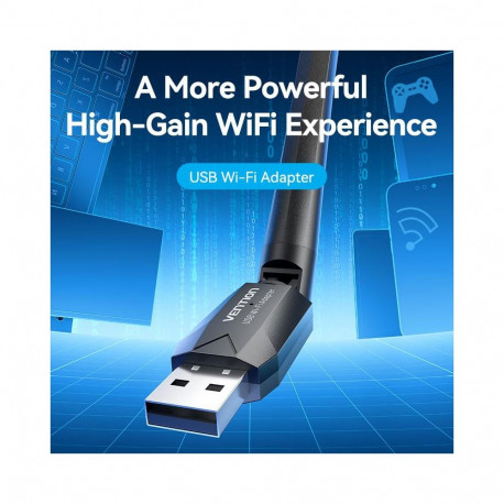 WRL ADAPTER USB 650MBPS/DUAL BAND KDTB0 VENTION