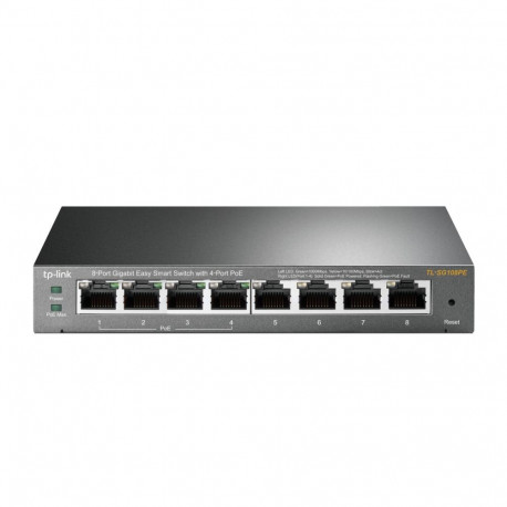 Switch|TP-LINK|PoE ports 4|TL-SG108PE