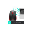 Logitech M190 Full-Size Wireless Mouse, RF Wireless, 1000 DPI, Red