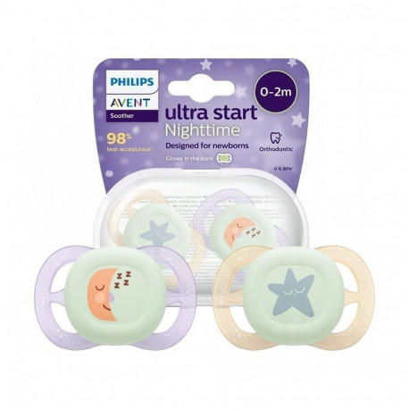 Philips Avent lutt Ultra Start öö SCF075/07 0-2 kuud 2tk