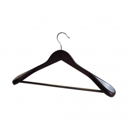 Riidepuu 8032638500067 puidust laiad õlad, tume