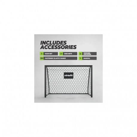 Jalgpallivärav VirtuFit Football Goal Premium - Heavy Duty Football Goal - 180 x 120 x 60 cm