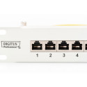 Digitus DN-91624S valge patch paneel CAT 6 24 x RJ45