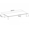 Universaalne klaas 56x21cm 20kg