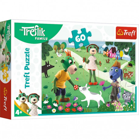 TREFL puzzle Treflik Family 60 pcs