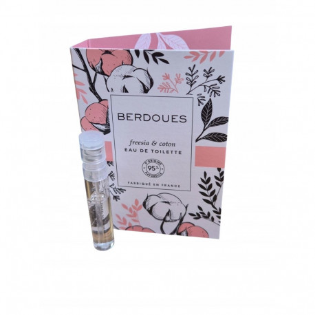 Berdoues parfüümid, Freesia & Cotton, Eau de Toilette, Unisex, 1.2 ml *Proovisegu