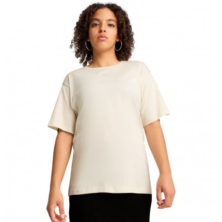 Koszulka damska Puma ESS Relaxed Tee beżowa 684971 87 S