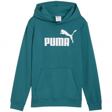 Bluza dla dzieci Puma ESS No.1 Logo Hoodie zielona 684909 41 164cm