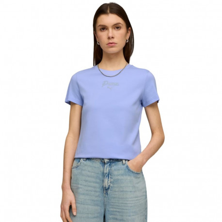 Puma naiste särk ESS Script Tee 691760 60 M, lilla