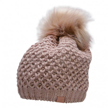 4F naiste müts H4Z22 CAD014 56S M, heleroosa