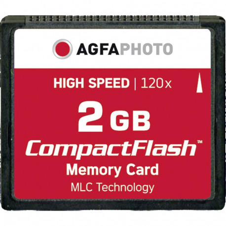 AgfaPhoto Compact Flash 2GB suure kiirusega 120x MLC