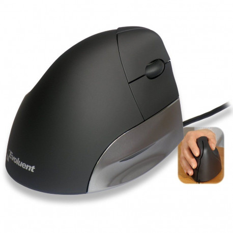 Vertical Mouse Standard RH (schwarz/grau)