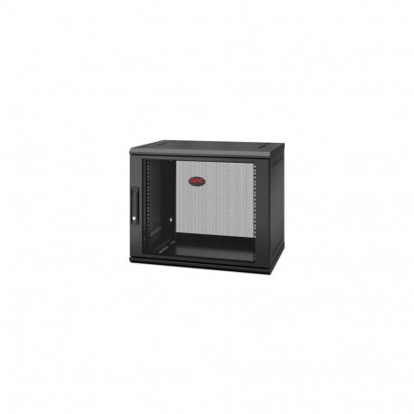 APC NetShelter WX AR109SH4 - 9U, 19 inch patch cabinet, Wall mount, Pre-assembled, 400MM deep