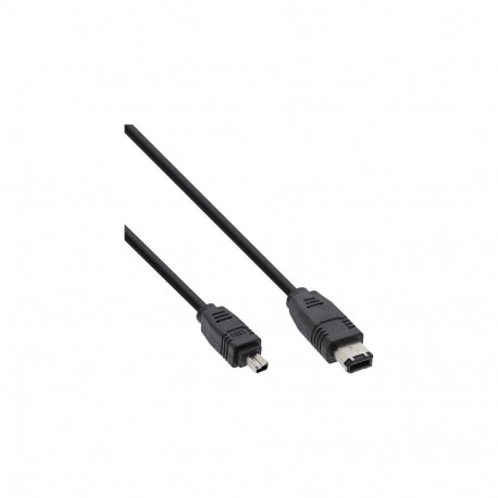 InLine FireWire 400 1394 Cable 6 to 4 Pin male 1.8m