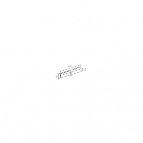 SV-14 FINISHING TRIM LIGHT GREY 3,05M