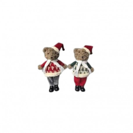 DECORATION TEDDY BEAR H45CM
