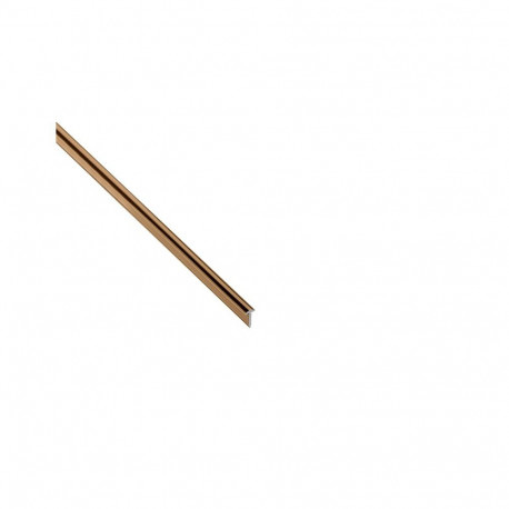 Alumiiniumist T-profiil 6mm/2.5m poleeritud läikiv anodeeritud pronks