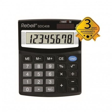 REBELL DESKTOP CALCULATOR SDC408